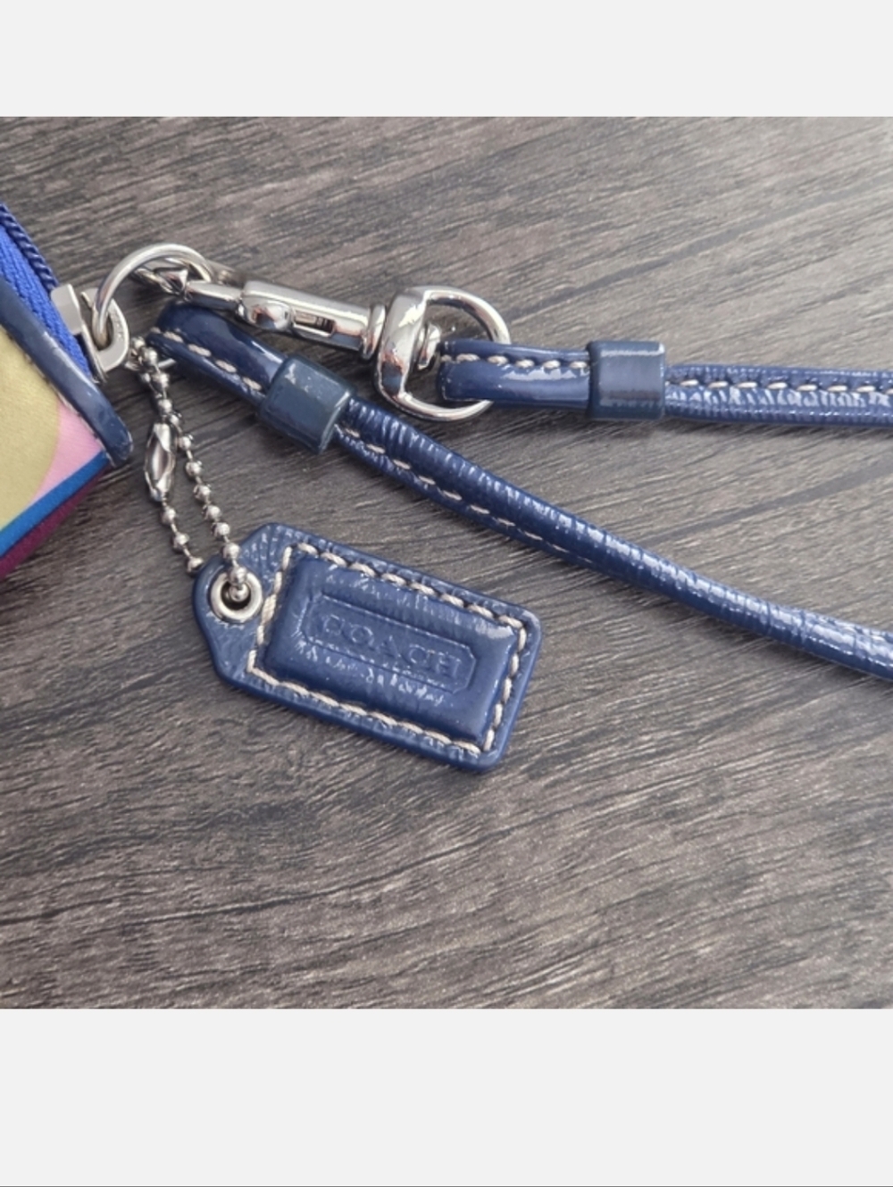 Coach Multicolor Signature C Wristlet Wallet - Picture 9 of 12